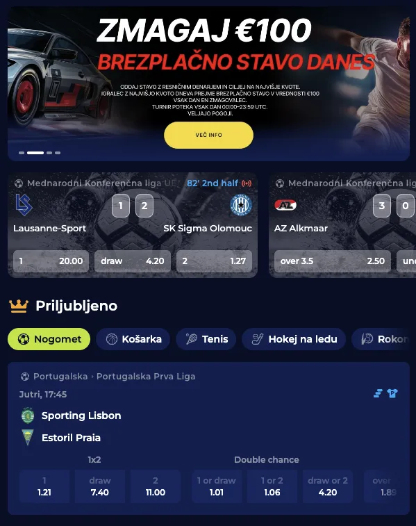 Športne stave Ivybet